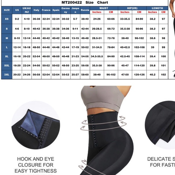 Thermo sauna like High waist sweat storm corset stomach trainer leggings - Picture 7 of 7